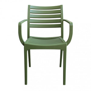 Poltrona Eveline 58,5x55,2x84 cm  in Polipropilene Verde