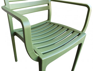 Poltrona Eveline 58,5x55,2x84 cm  in Polipropilene Verde