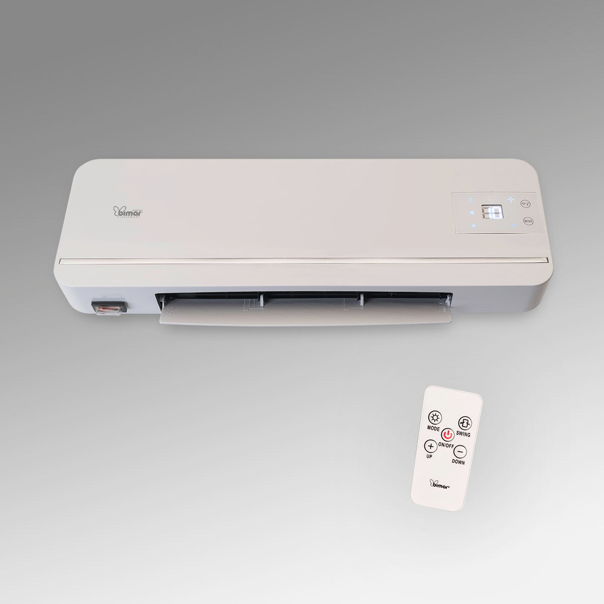 Termoventilatore Caldobagno da Parete Wi-Fi 2000W 56x22x12 cm con Resistenza Ceramica PTC Bimar HP131