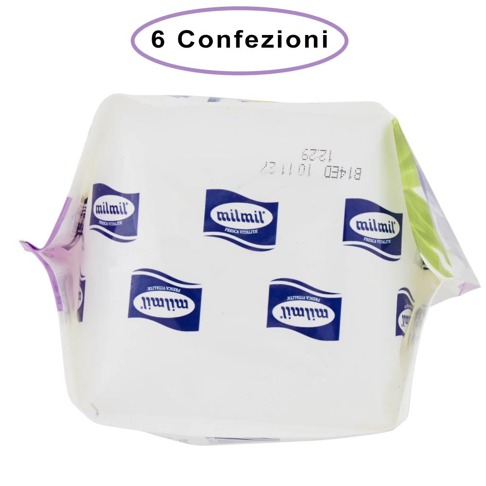 Mil mil sapone liquido talco & iris ricarica maxi risparmio 6 confezioni da 2000 ml