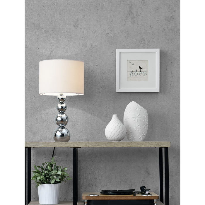 [lux.pro] Lampada da Tavolo 'Snow' (43cm x ⌀ 25cm)(1 x E14 Sockel) Lampada da Tavolo Lampada da Comodino Lampada da