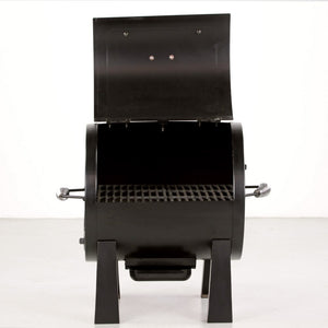 Barbecue a carbonella portatile da tavolo Piggy con termometro integrato