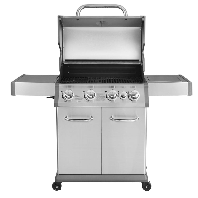 Barbecue a Gas GPL 5 Bruciatori 145x57x114 cm Master Grigio