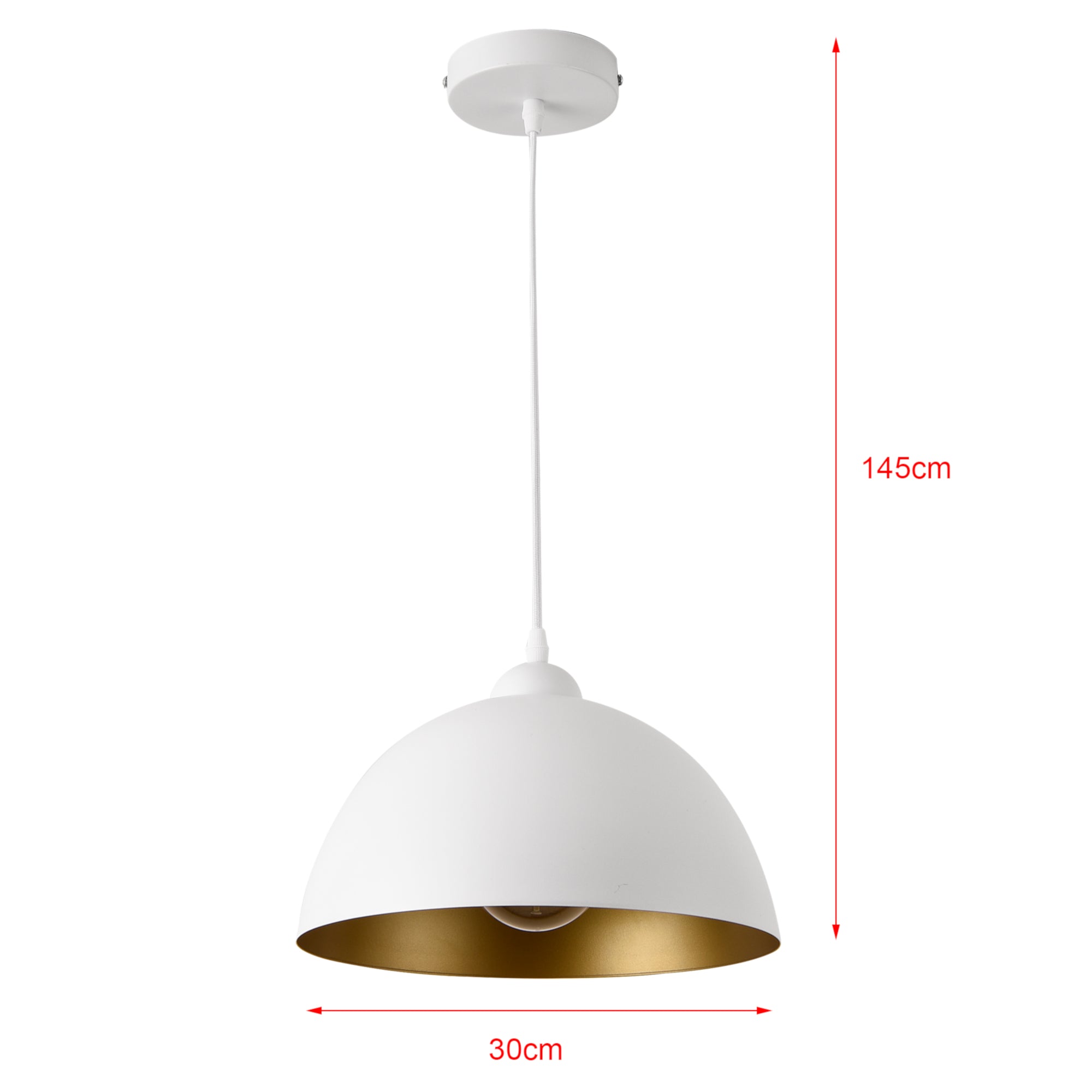 Set da 2 Lampade a Sospensione in Stile Vintage con Lunghezza Regolabile E27 60W 2x Lampadari in Design Industriale