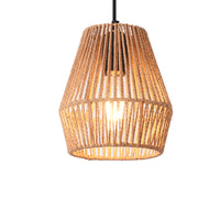 Lampada a Sospensione Liverpool con Paralume Fatto con Corda - Beige lux.pro