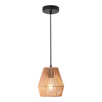 Lampada a Sospensione Liverpool con Paralume Fatto con Corda - Beige lux.pro