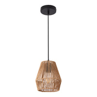 Lampada a Sospensione Liverpool con Paralume Fatto con Corda - Beige lux.pro