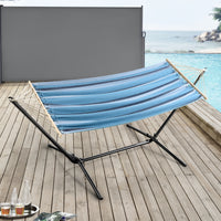 Amaca da Giardino/Terrazza con Supporto di Base in Acciaio - Superficie di Riposo 200 x 80 cm - Supporto fino a 120 kg -