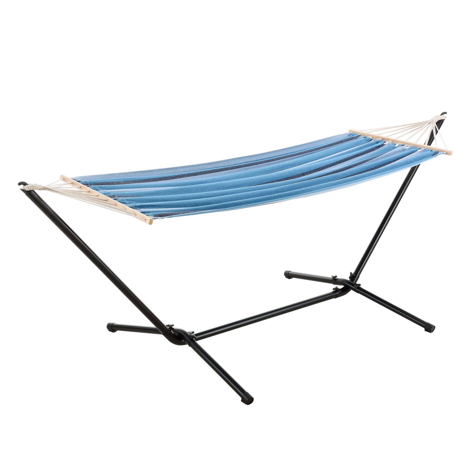 Amaca da Giardino/Terrazza con Supporto di Base in Acciaio - Superficie di Riposo 200 x 80 cm - Supporto fino a 120 kg -