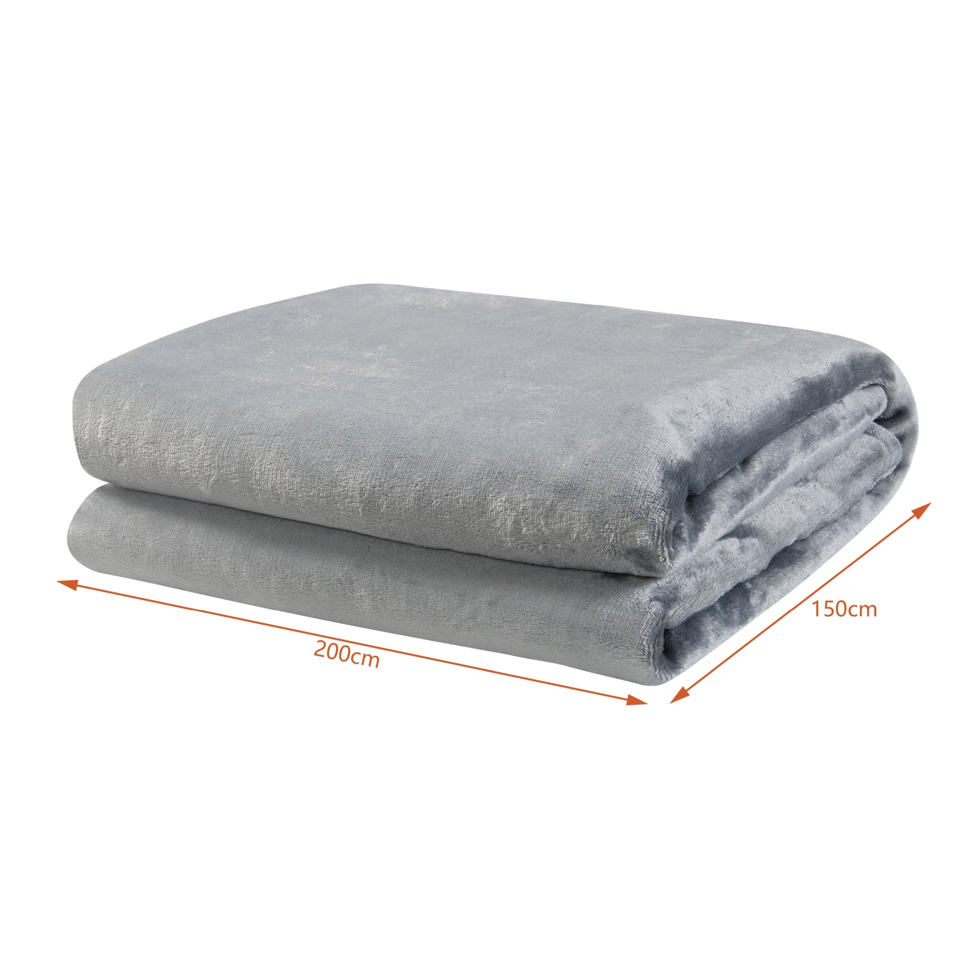 Coperta Riscaldante Archi Termocoperta Elettrica 200 x 150 cm Grigio Chiaro [en.casa]