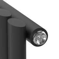 Termosifone Nore ad Acqua Calda Pannello Singolo con Elementi Tubolari 60 x 90 cm Nero [neu.haus]