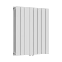 Termosifone Nore ad Acqua Calda Pannello Doppio con Elementi Piatti 60 x 60 cm Bianco [neu.haus]