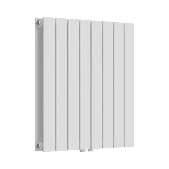 Termosifone Nore ad Acqua Calda Pannello Doppio con Elementi Piatti 60 x 60 cm Bianco [neu.haus]