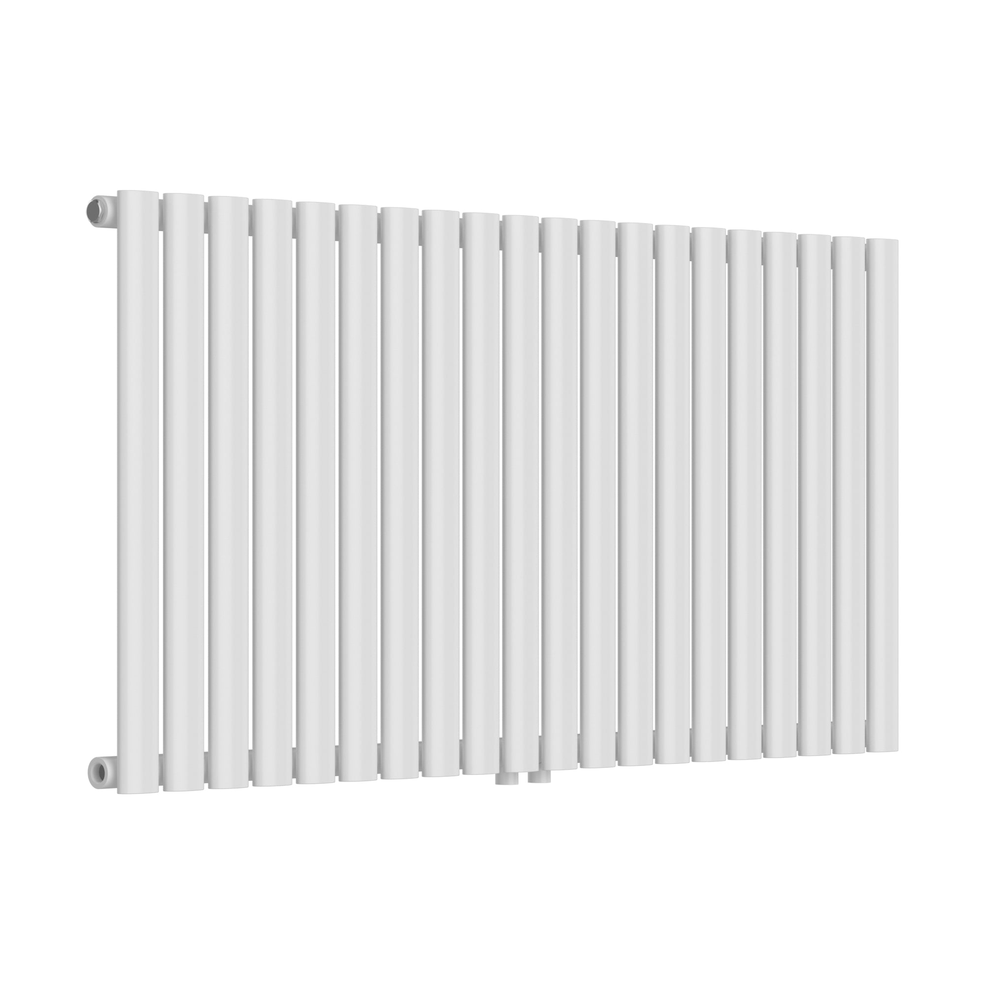 Termosifone Nore ad Acqua Calda Pannello Singolo con Elementi Tubolari 60 x 120 cm - Bianco [neu.haus]