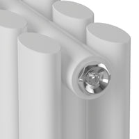 Termosifone Nore ad Acqua Calda Pannello Doppio con Elementi Tubolari 160 x 36 cm Bianco [neu.haus]