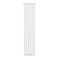 Termosifone Nore ad Acqua Calda Pannello Doppio con Elementi Tubolari 160 x 36 cm Bianco [neu.haus]