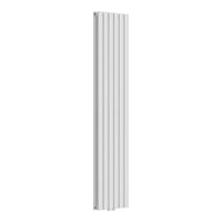 Termosifone Nore ad Acqua Calda Pannello Doppio con Elementi Tubolari 160 x 36 cm Bianco [neu.haus]