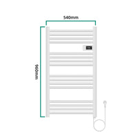 Scaldasalviette Elettrico Follo 96 x 54 cm 500 W Bianco pro.tec