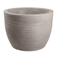 Vaso Per Fiori Hera Elegance Ø50 cm, in resina, per Interno ed Esterno - colore: cenere - AMZR0750S