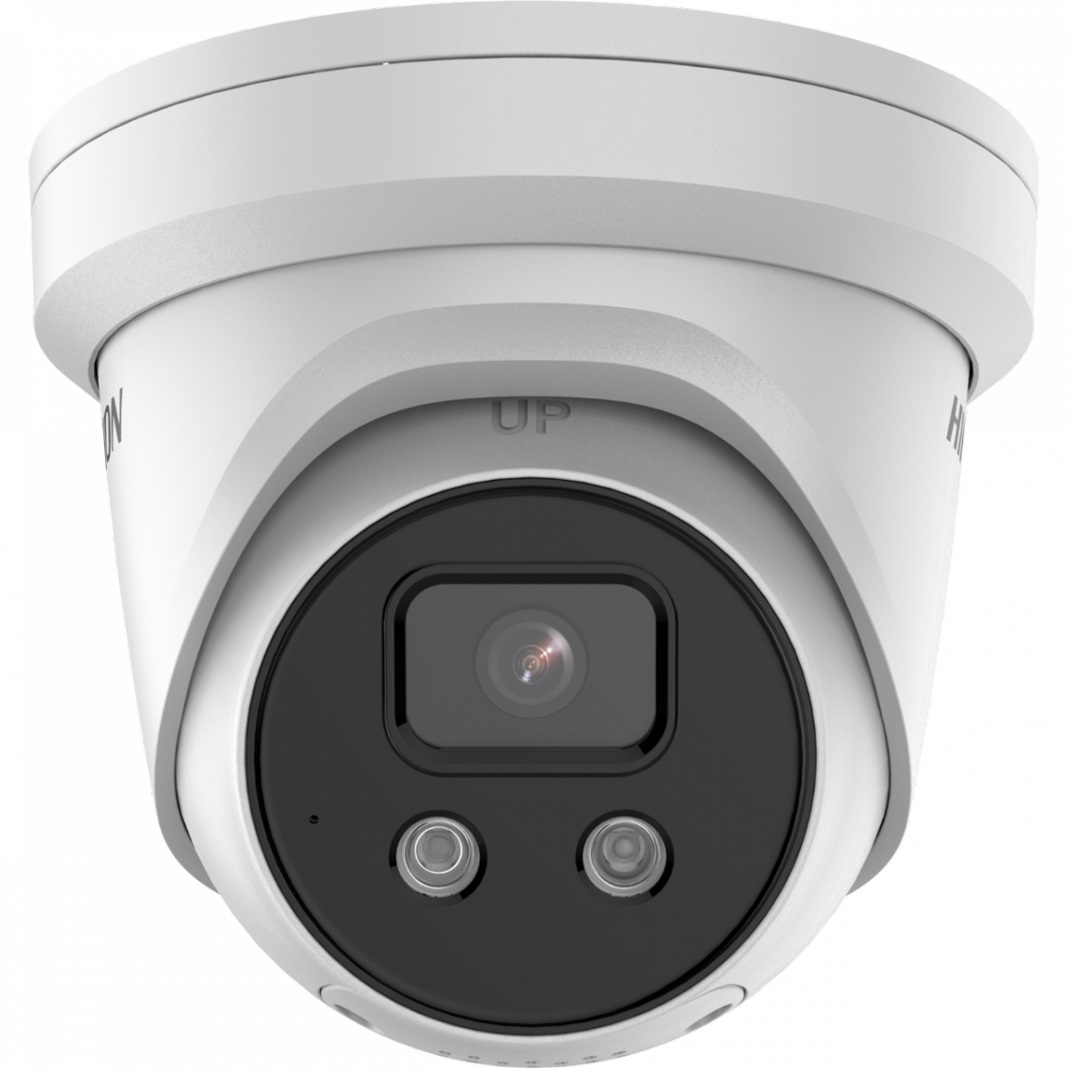 Hikvision DS-2CD2346G2-ISU/SL Telecamera Dome IP Turret DarkFighter  di sorveglianza da 4 Megapixel Acusense con Audio/Allarme/Strobo 2.8mm