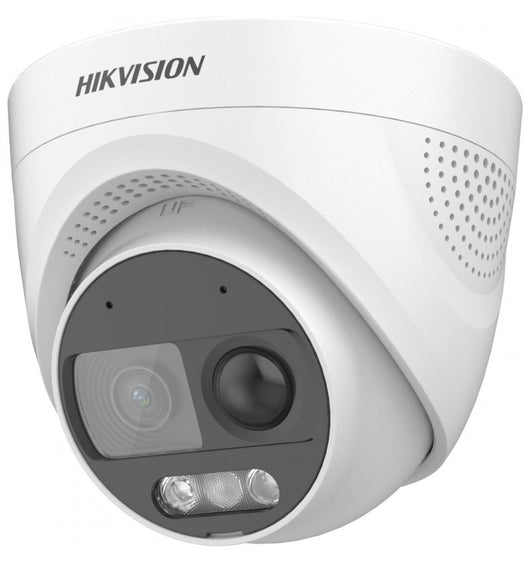 Hikvision DS-2CE72DF3T-PIRXOS Telecamera Dome 2.8 Audio torretta con sirena PIR ColorVu da 2 MP