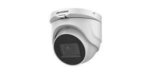 Hikvision DS-2CE76H0T-ITPF C  Telecamera Turret dome camera 5 mpx con audio 2,8 mm Ir 20m 4 in 1