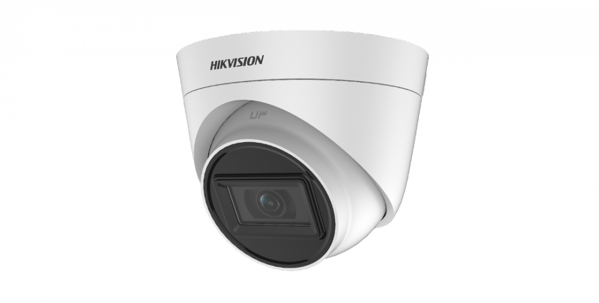 Hikvision DS-2CE78H0T-IT3F 2.8MM 5MP IR Telecamera dome a torretta analogica per esterni con obiettivo fisso da 2,8 mm, connessione BNC