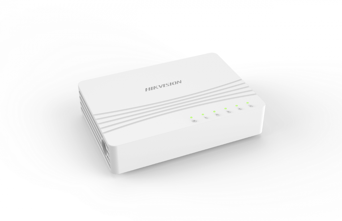 Hikvision DS-3E0505D-E Switch di rete 5 Porte Gigabit 10/100/1000 Mbps