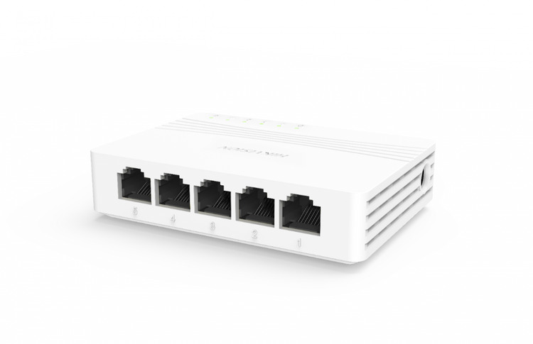 Hikvision DS-3E0505D-E Switch di rete 5 Porte Gigabit 10/100/1000 Mbps