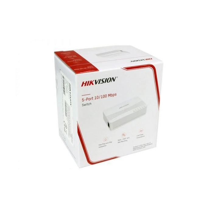 Hikvision DS-3E0505D-E Switch di rete Lan 5 Porte 10/100 Mbps