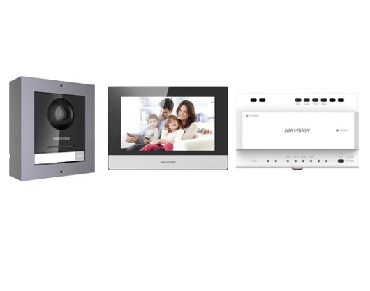 Hikvision DS-KIS702  Kit Videocitofono Monofamiliare Smart IP a due fili con App HikConnect