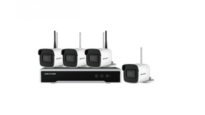 Hikvision  NK44W0H-1T(WD) Kit Telecamere di sorveglianza 4 Mpx 4 Canali wireless Senza Fili P2P Cloud