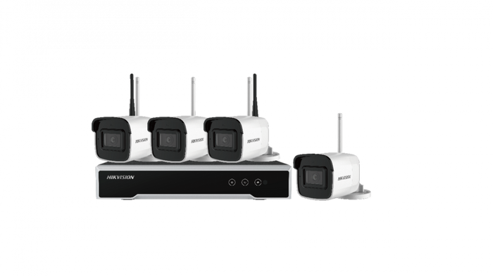 Hikvision  NK44W0H-1T(WD) Kit Telecamere di sorveglianza 4 Mpx 4 Canali wireless Senza Fili P2P Cloud