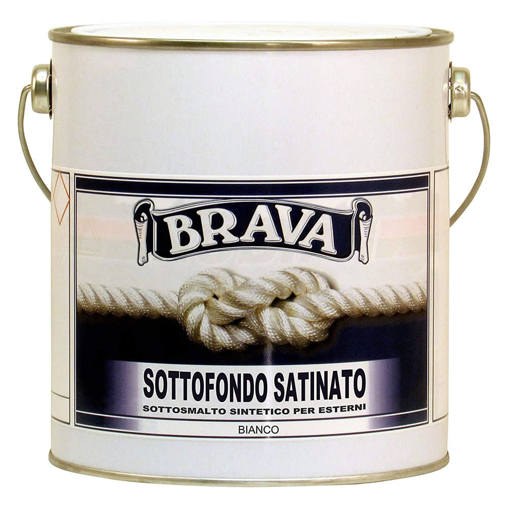 Sottofondo satinato sottosmalto monocomponente litri 2,5 brava