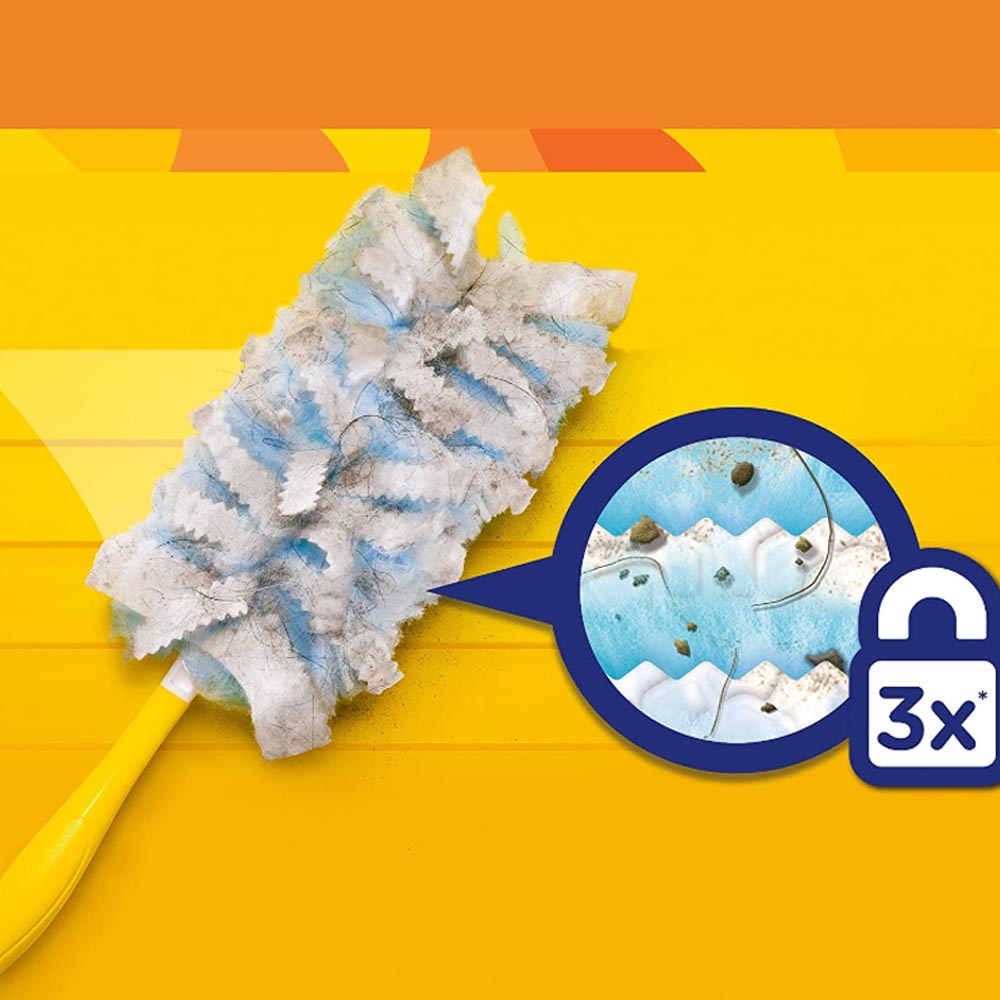 Swiffer duster xxl starter kit catturapolvere 2 confezioni da 1 manico & 2 piumini