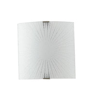 Applique LED CHANTAL in vetro bianco 12W 4000K(Luce naturale) 26 cm.