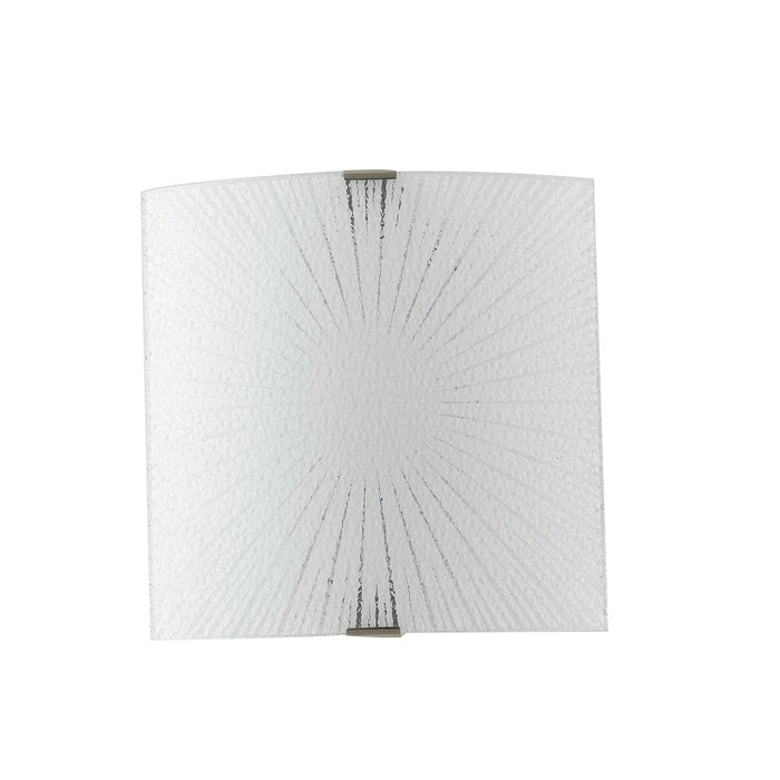 Applique LED CHANTAL in vetro bianco 12W 4000K(Luce naturale) 26 cm.