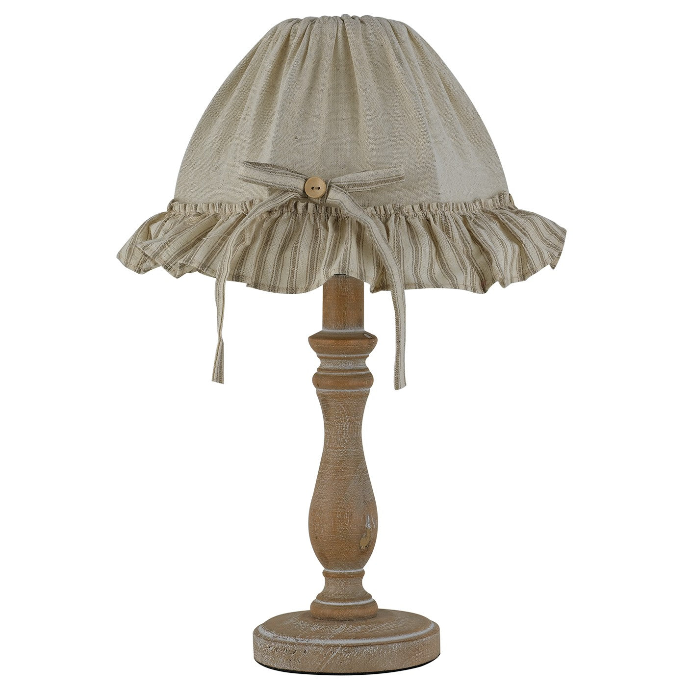 Base lampada da tavolo CHERRY in legno naturale 30 cm.