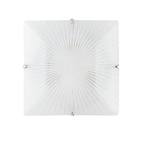 Plafoniera ISIDE in vetro bianco 40 cm.