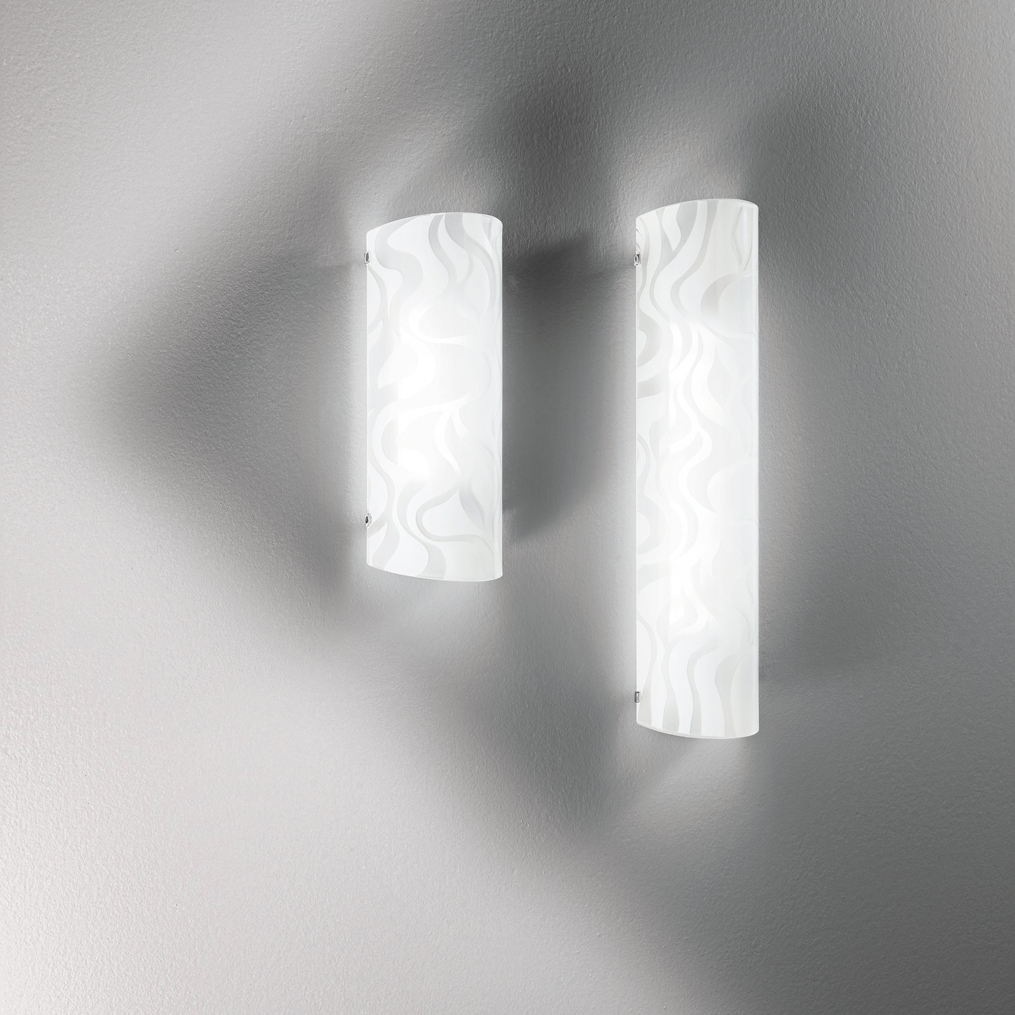 Applique LED JASMINE in vetro bianco 16W 4000K(Luce naturale) 40 cm.