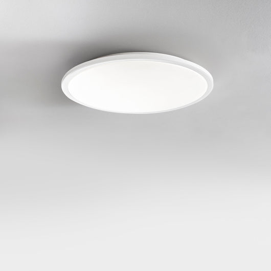 Plafoniera LED MAYFAIR bianca 40W con interruttore CCT 48 cm.