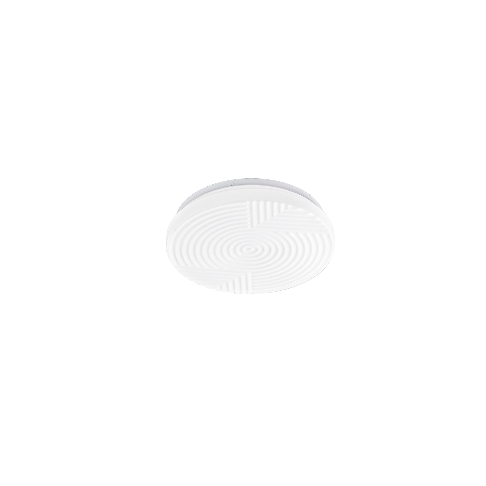 Plafoniera LED STREAM 18W in acrilico bianco con funzione CCT 30 cm.