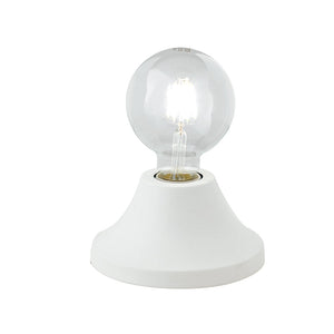 Lampada da tavolo VESEVUS in metallo bianco