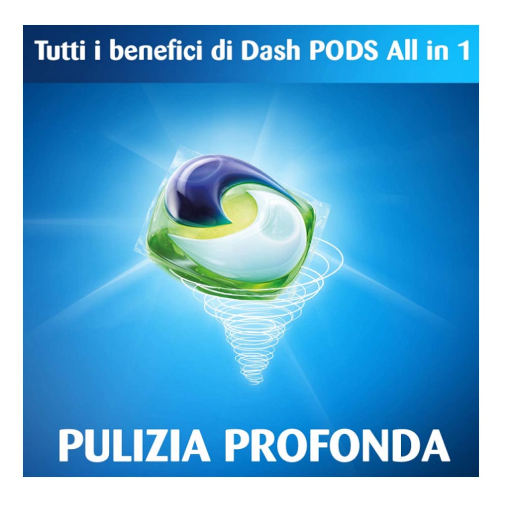 Dash allin1 pods detersivo per lavatrice in monodosi unstoppables 4 confezioni da 26 capsule