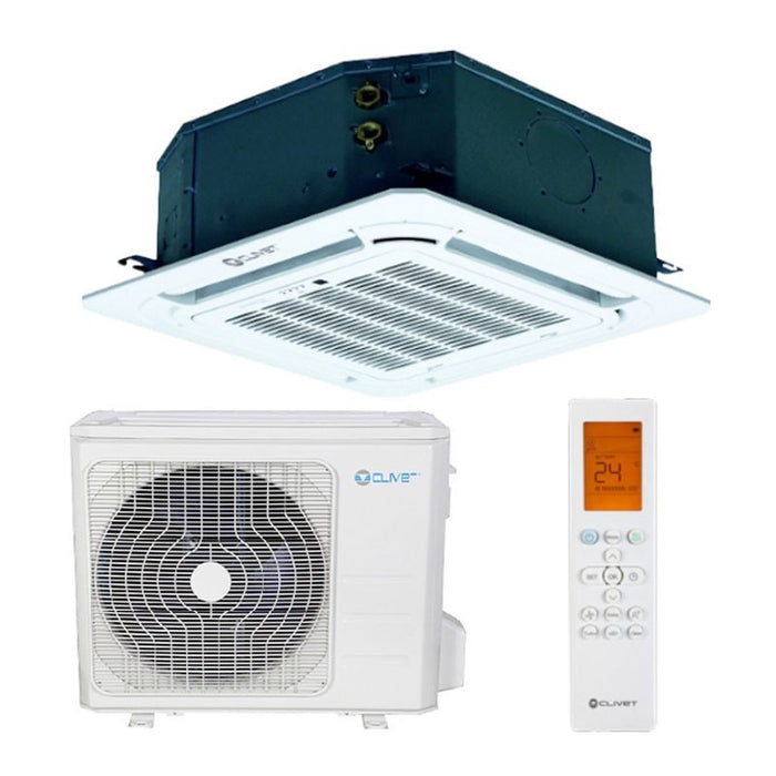 Climatizzatore Condizionatore a cassetta 950x950 Clivet Inverter serie BOX2 36000 btu IA3-XY 105M completo di griglia R-32 A++ Wi-Fi Optional