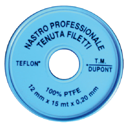 NASTRO TEFLON 'PROFESSIONALE' 3/4 x 15 mt. x 0,2 mm - 6 PZ