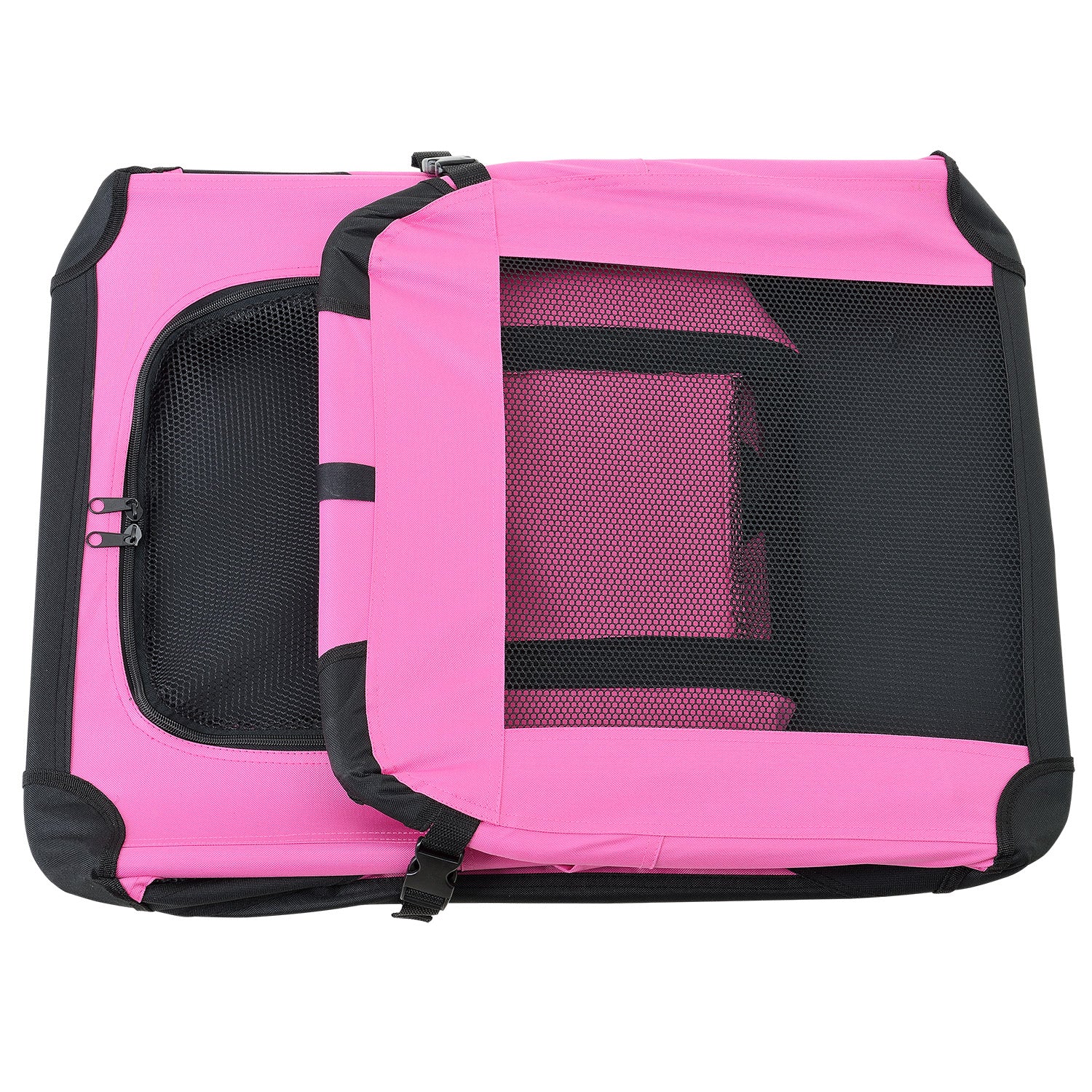 Borsa di Trasporto Pieghevole per Cani e Gatti Cuccia Small - Rosa pro.tec