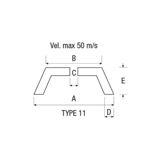 MOLE RESINOIDI A TAZZA CILINDRICA CONICHE 110x90x22.2 GRANA 120 LEVIGARE IMA MT02CS120