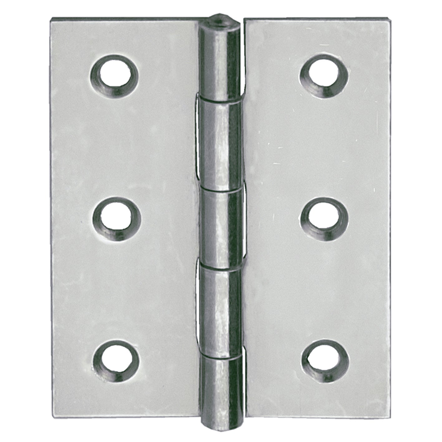 Cerniere piane Inox 60 x 46 mm. - 2 pz.