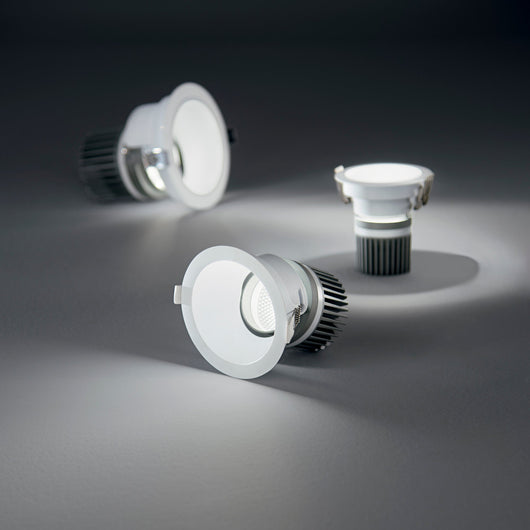 Incasso LED ELITE bianco con luce spot orientabile antiriflesso 30W 4000K (luce naturale)